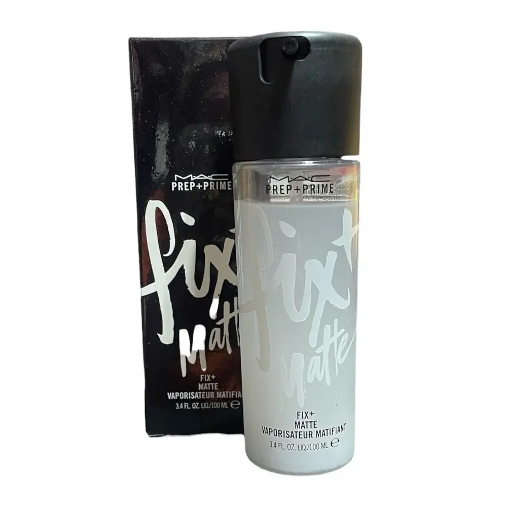 Mac Prep And Prime Fix + Matte Setting Spray 3.4oz New